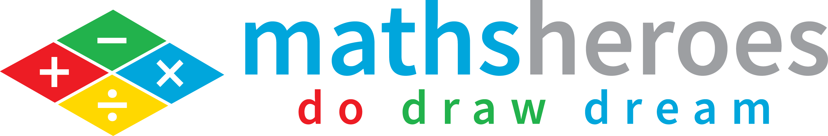 Logo for Maths Heroes.